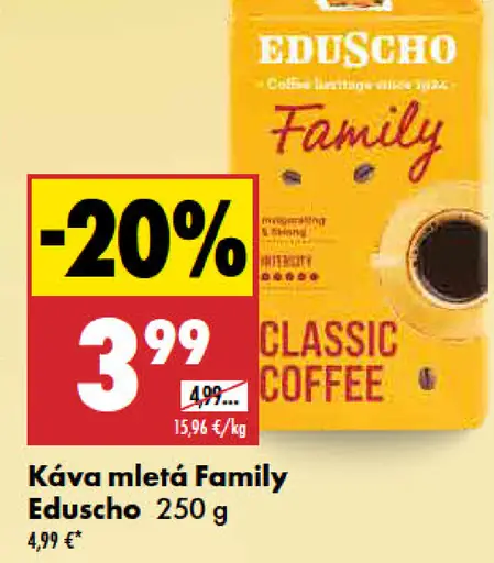 Eduscho Family mletá káva