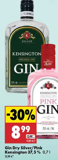 Kensington Original Dry Silver Gin 37,5%