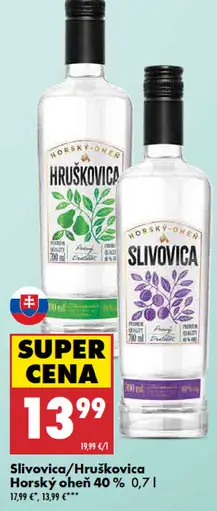 Horský oheň hruškovica 40 %