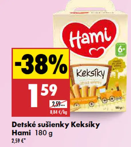 Hami Detské sušienky Keksíky