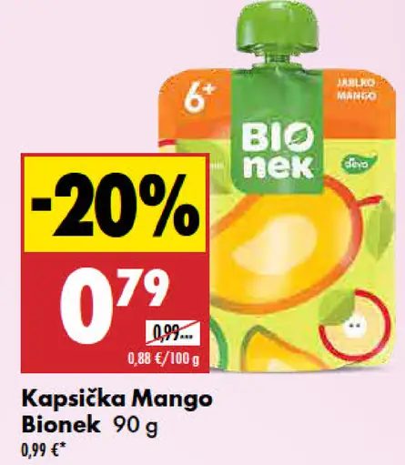 Bionek kapsička Mango