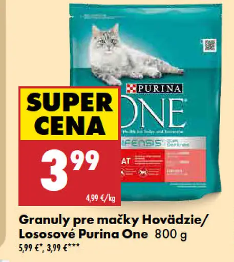 Purina One granuly pre mačky