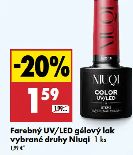 Niuqi farebný UV/LED gélový lak