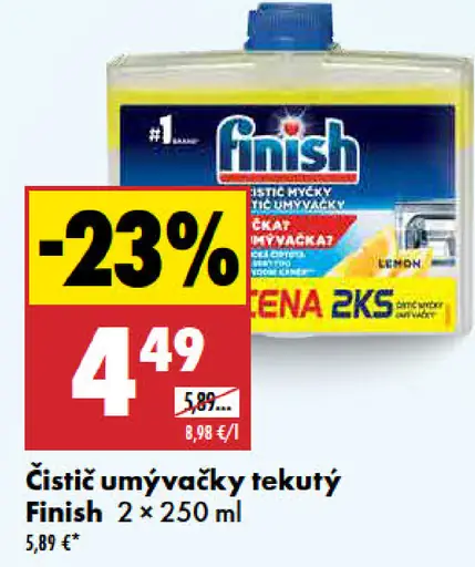 Finish čistič umývačky