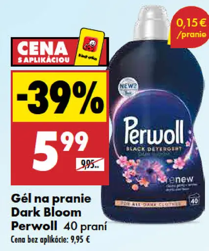 Perwoll Dark Bloom gél na pranie