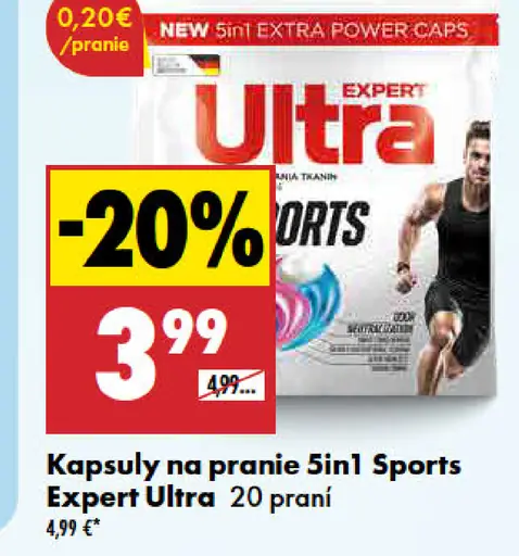 Expert Ultra Kapsuly na pranie 5in1 Sports