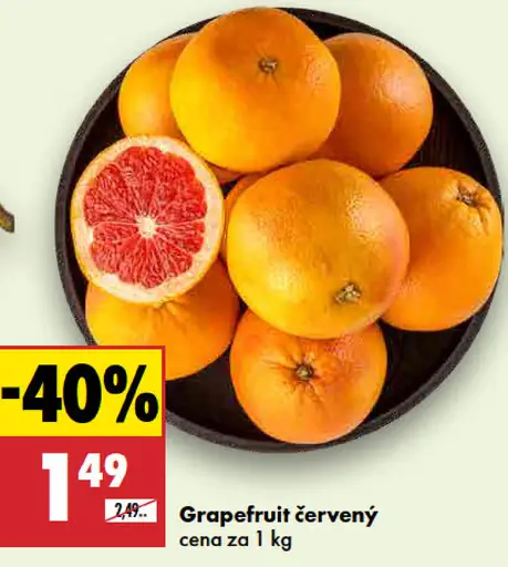 Grapefruit červený