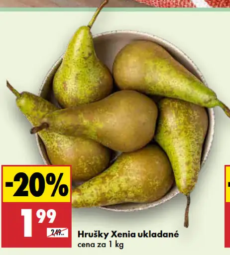Hrušky Xénia ukladané