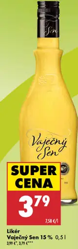 Vaječný Sen likér 15 %