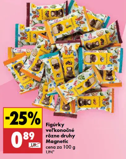 Magnetic figúrky veľkonočné rôzne druhy