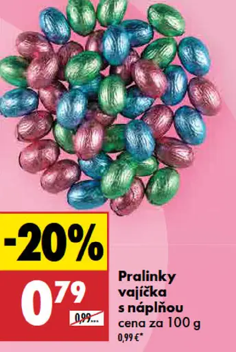 Magnetic pralinky vajíčka s náplňou