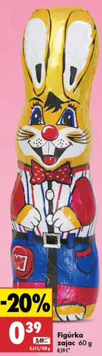 Figúrka zajac čokoládová