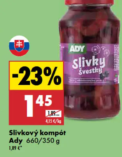 Ady Slivkový kompót