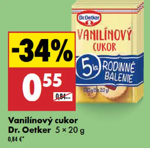 Dr. Oetker Vanilínový cukor