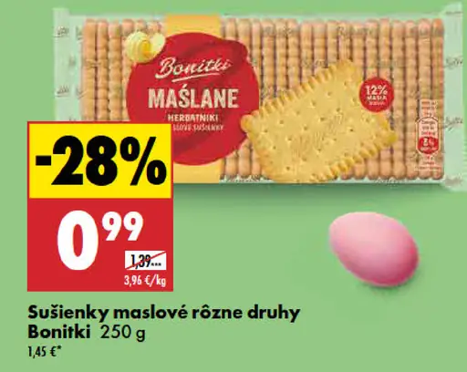 Bonitki Sušienky maslové