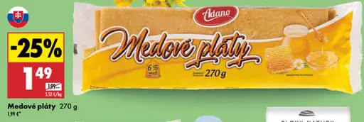 Adano Medové pláty
