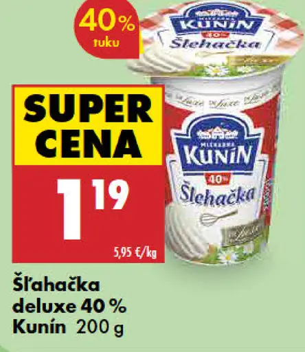 Kunin Kyslá smotana deluxe 20 %