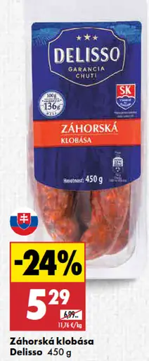 Delisso Záhorská klobása