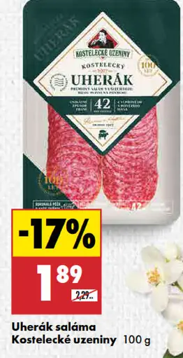 Kostelecké uzeniny Uherák saláma