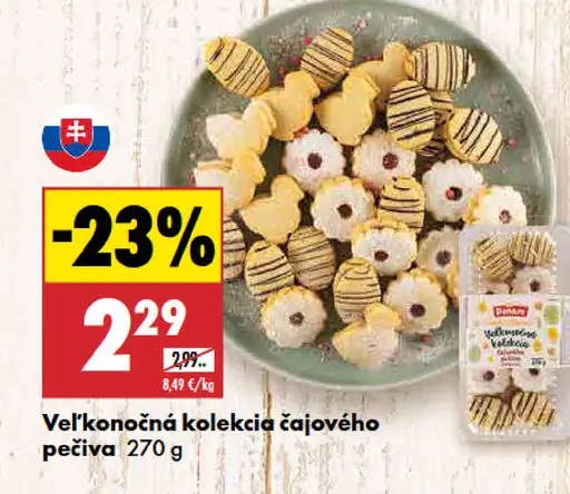 Veľkonočná kolekcia čajového pečiva