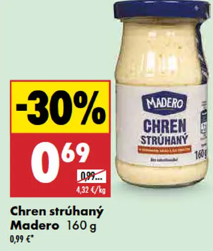 Madero Chren strúhaný