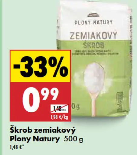 Plony Natury Škrob zemiakový