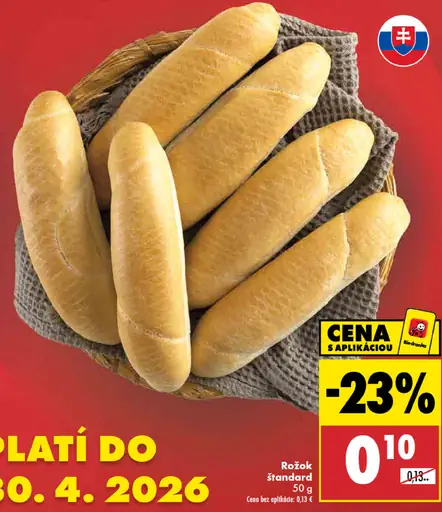 Biedronka rožok štandard