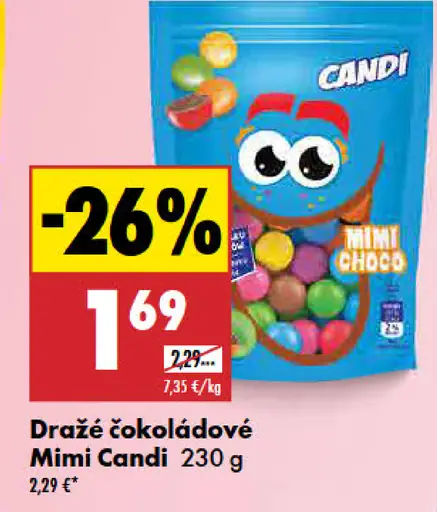 Candi dražé čokoládové Mimi
