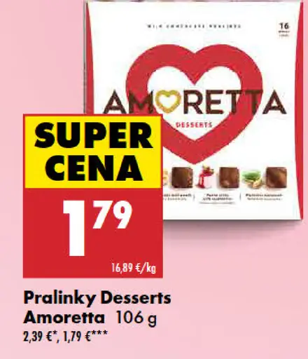 Amoretta Pralinky Desserts