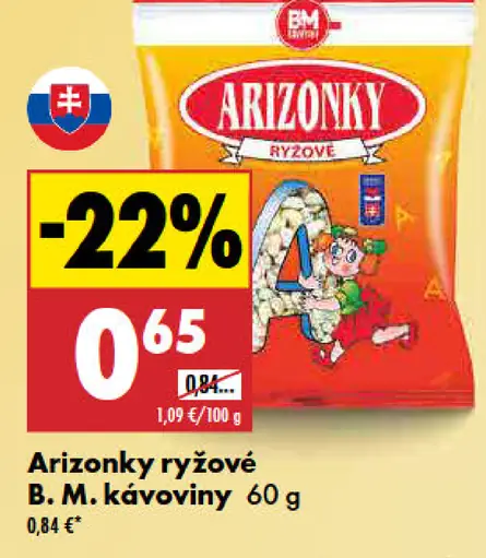 Arizonky ryžové chrumky