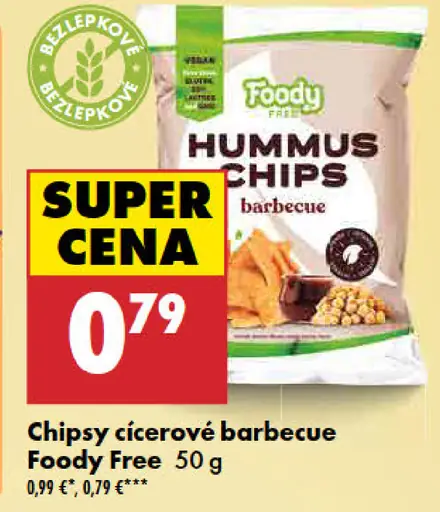 Foody Free hummus chips barbecue