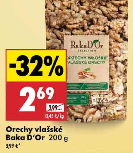 Baka D’Or orechy vlašské