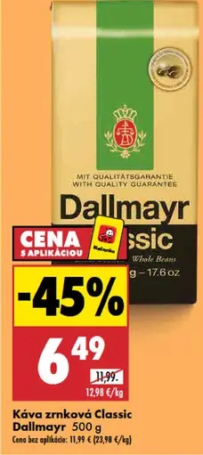 Dallmayr Classic Káva zrnková