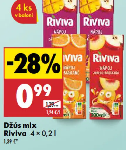 Riviva džús mix