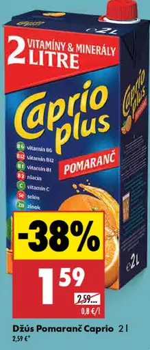 Caprio Plus džús pomaranč