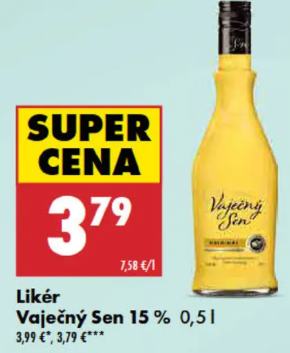 Likér Vaječný Sen