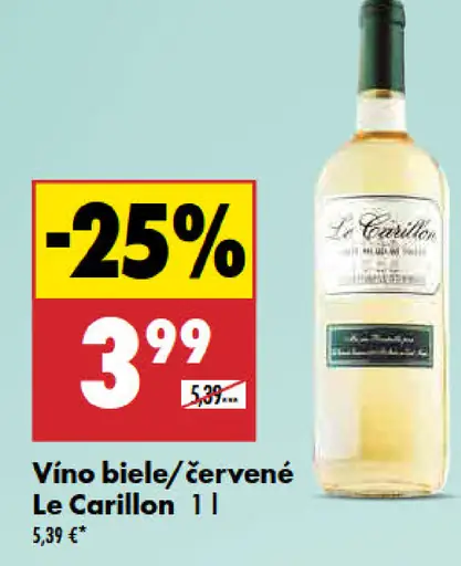 Le Carillon Vino biele/červené