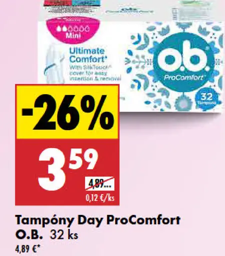 O.B. Tampóny Day ProComfort