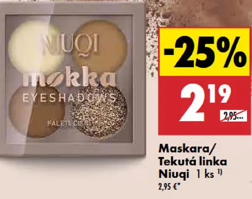 Niuqi maskara alebo tekutá linka