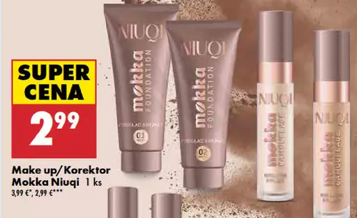 Niuqi Mokka make-up alebo korektor