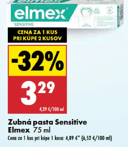 Zubná pasta Sensitive