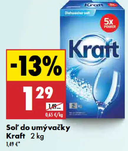 Kraft soľ do umývačky