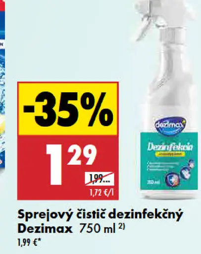 Dezimax Sprejový čistič dezinfekčný
