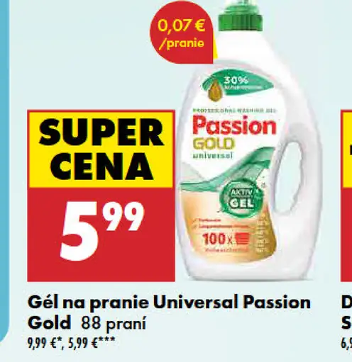 Passion Gold Universal gél na pranie