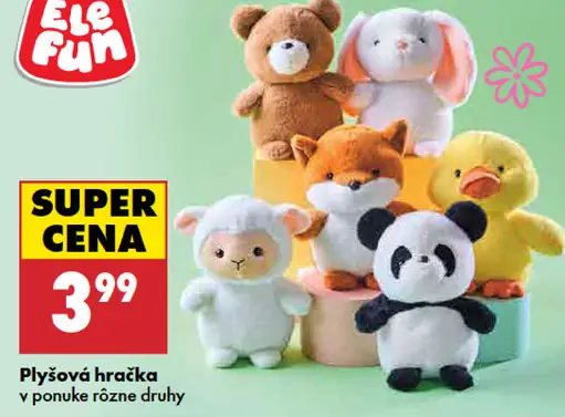 Elefun Plyšová hračka
