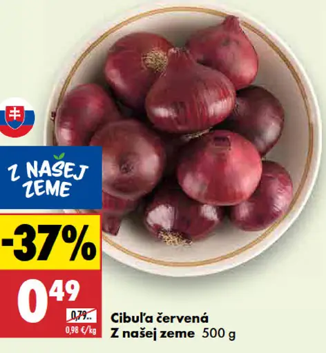 Cibuľa červená Z našej zeme