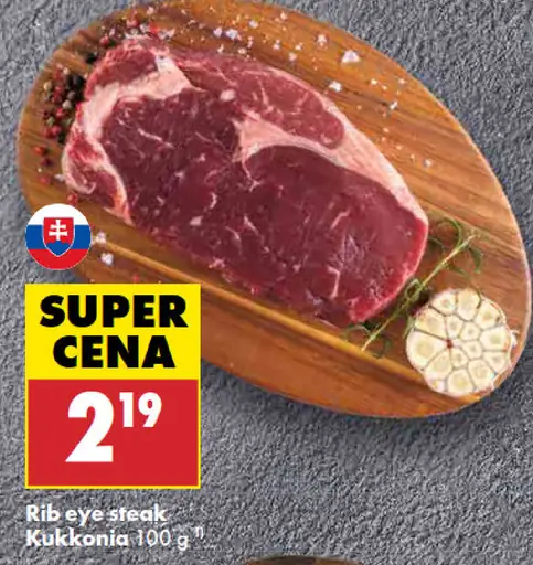 Kukkonia rib eye steak