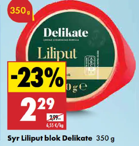 Delikate Syr liliput blok