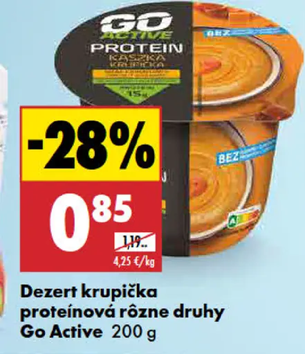 Go Active Krupička proteínová rôzne druhy