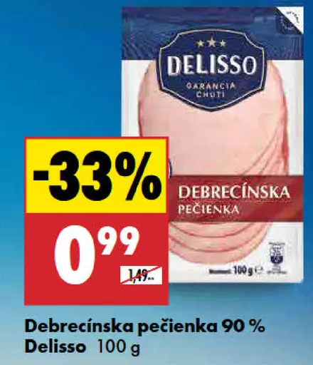 Delisso Debrecínska pečienka 90%